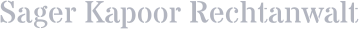 Sager Kapoor Rechtanwalt