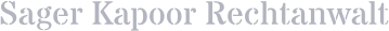 Sager Kapoor Rechtanwalt